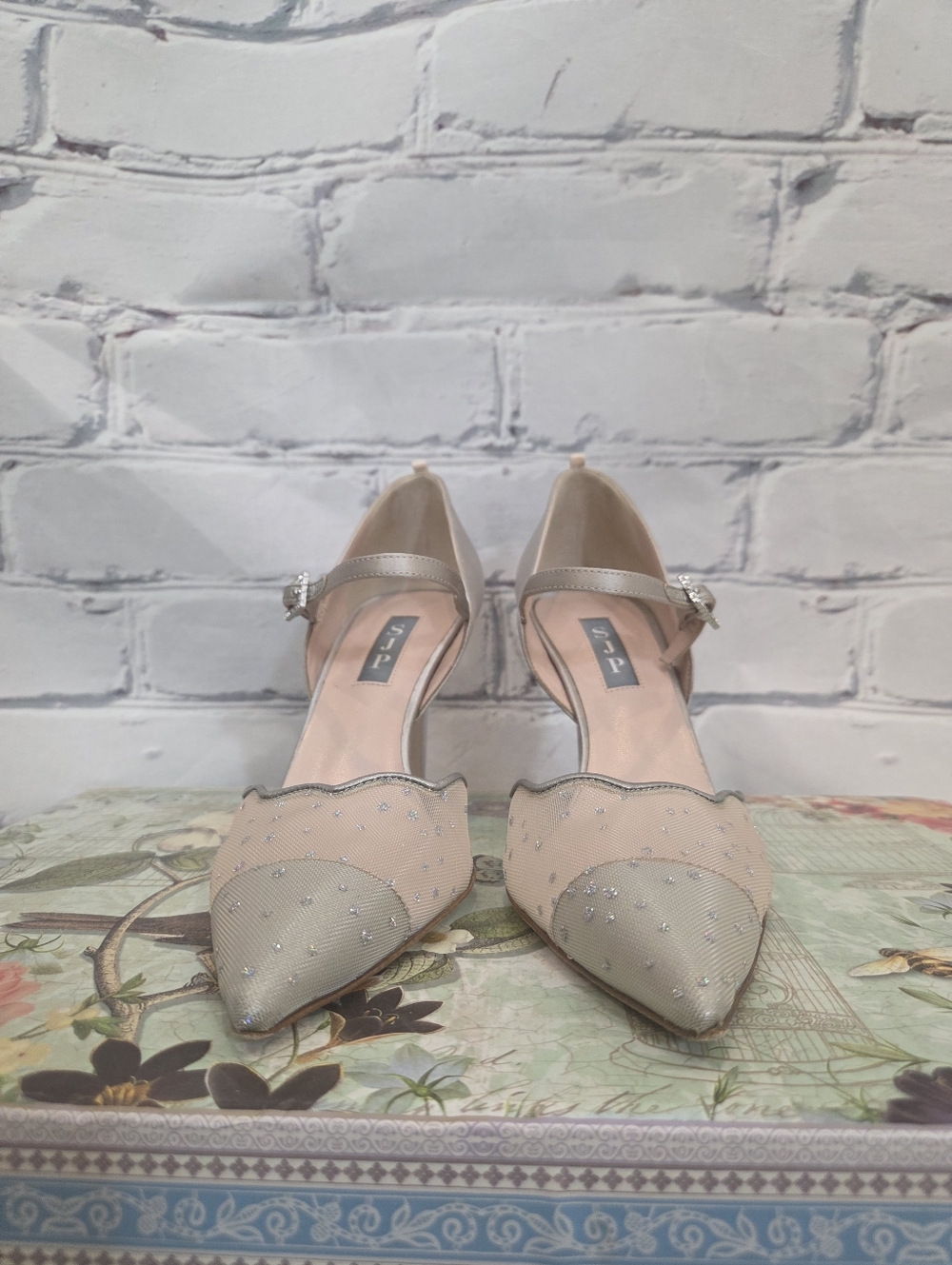 SJP Infinity Pumps In Ivey Raindrop - Picture 4 of 9
